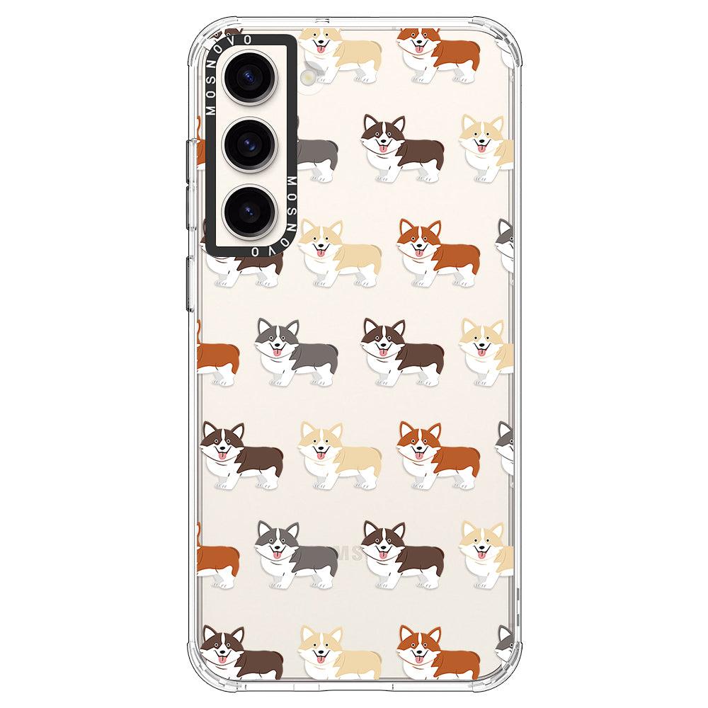 Adorable Corgi Phone Case - Samsung Galaxy S23 Case - MOSNOVO