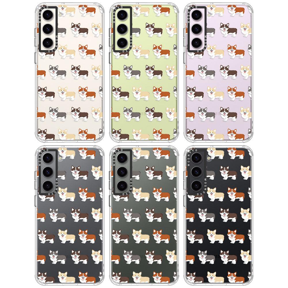 Adorable Corgi Phone Case - Samsung Galaxy S23 Case - MOSNOVO