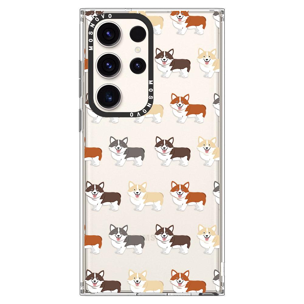 Adorable Corgi Phone Case - Samsung Galaxy S23 Ultra Case - MOSNOVO