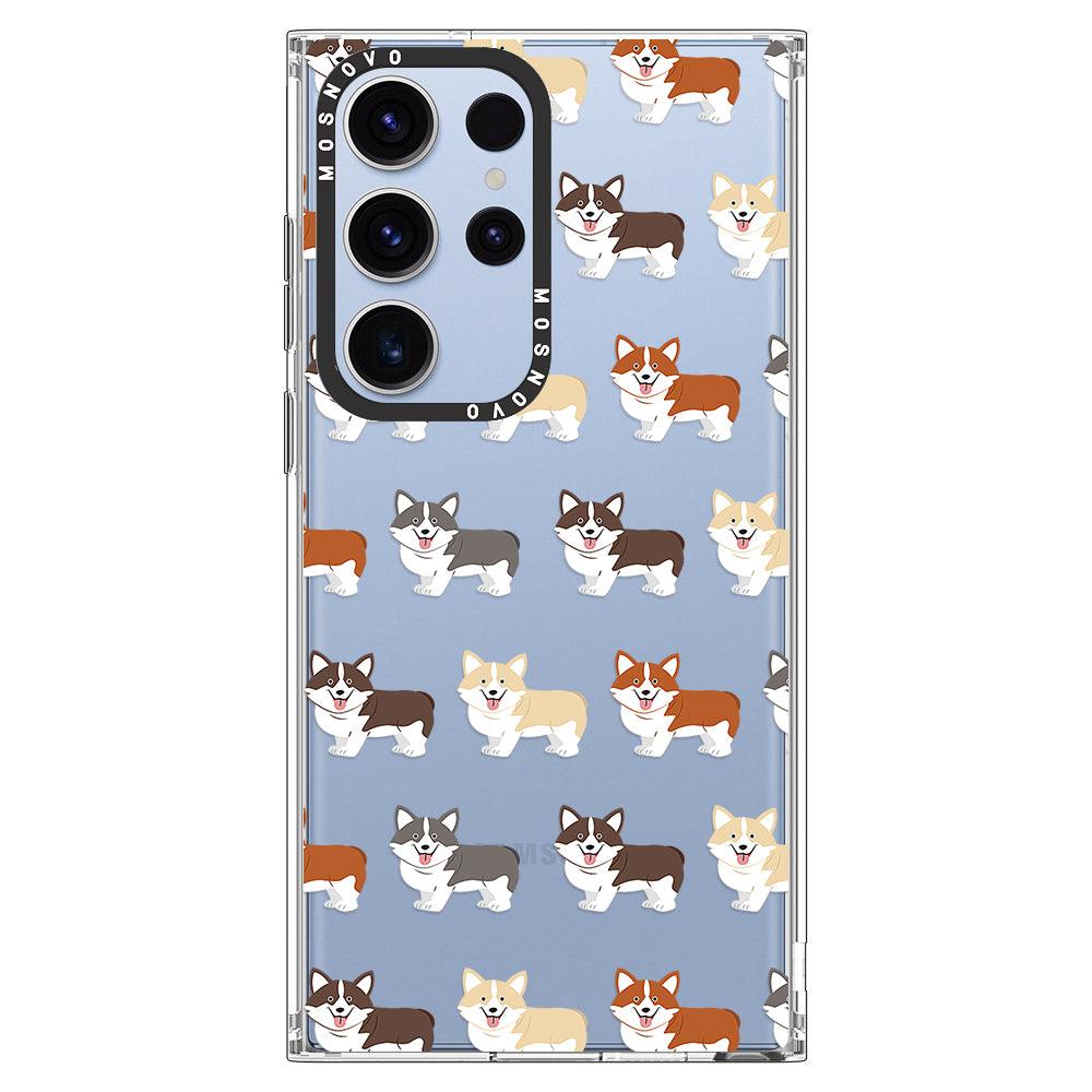 Adorable Corgi Phone Case - Samsung Galaxy S23 Ultra Case - MOSNOVO