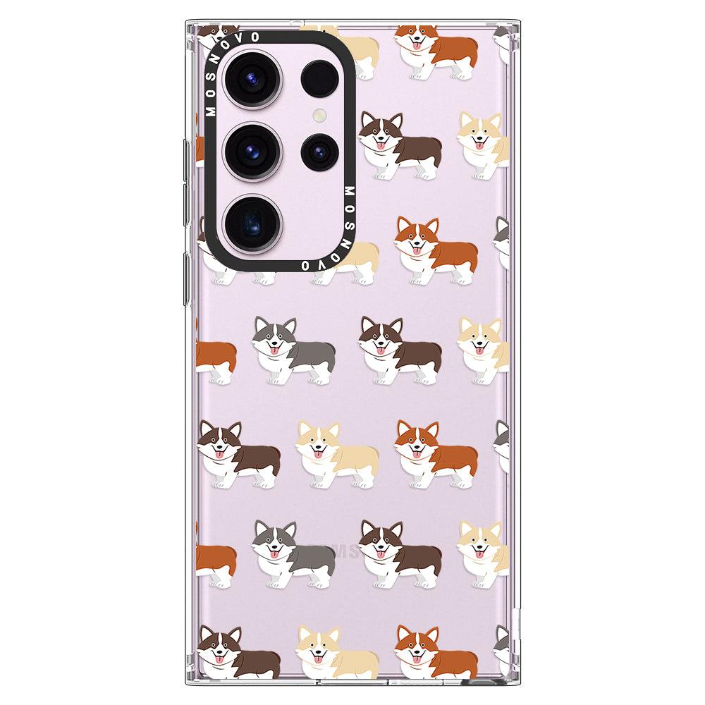 Adorable Corgi Phone Case - Samsung Galaxy S23 Ultra Case - MOSNOVO