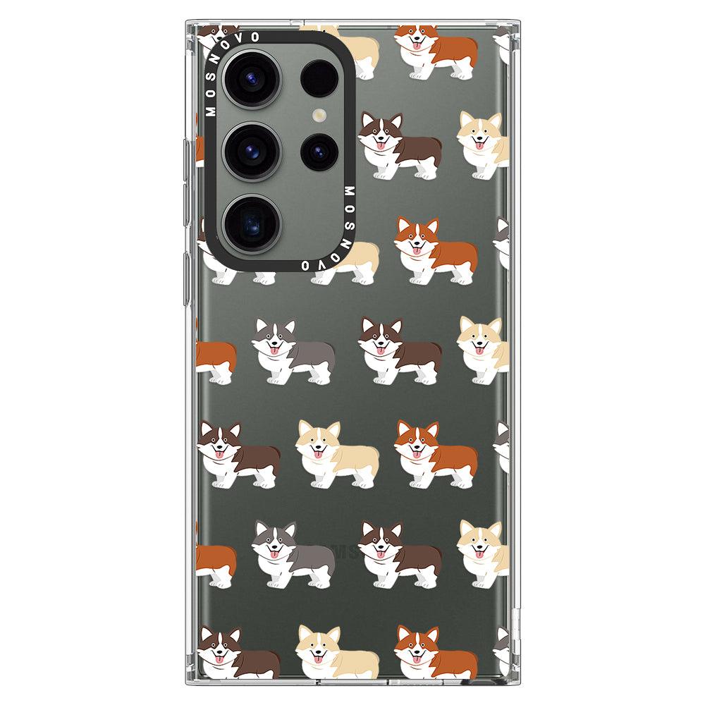 Adorable Corgi Phone Case - Samsung Galaxy S23 Ultra Case - MOSNOVO