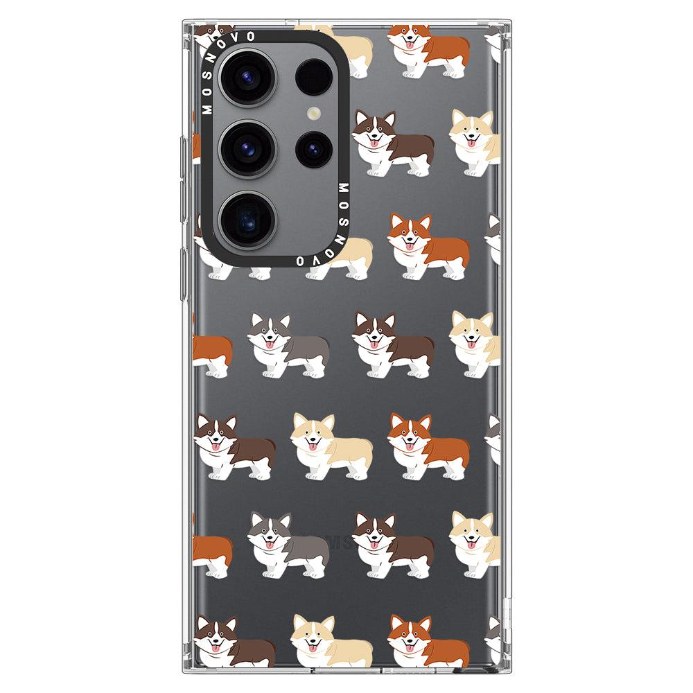 Adorable Corgi Phone Case - Samsung Galaxy S23 Ultra Case - MOSNOVO