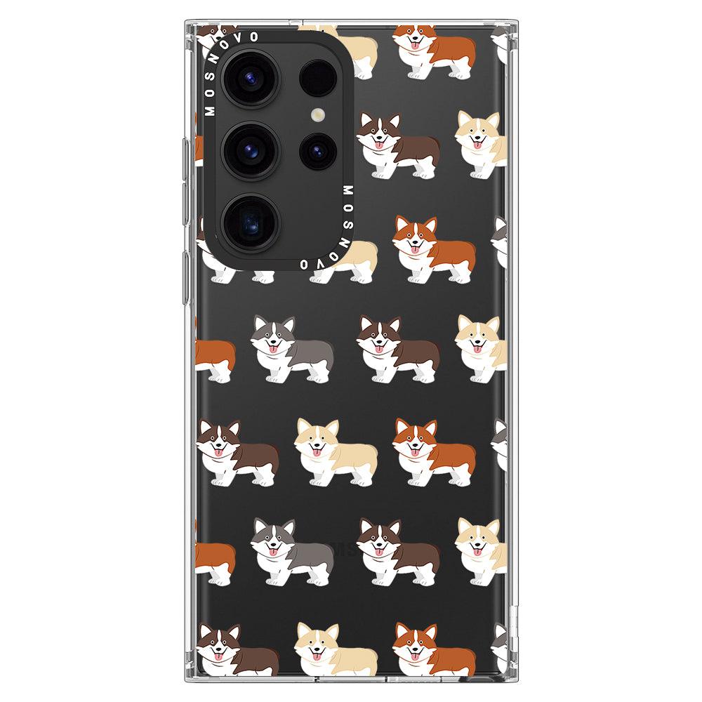 Adorable Corgi Phone Case - Samsung Galaxy S23 Ultra Case - MOSNOVO