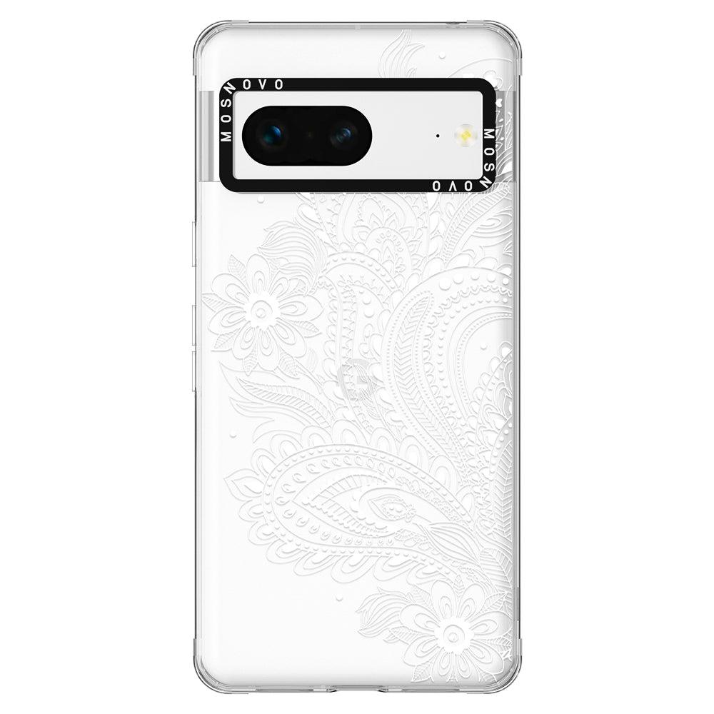 Aesthetic Flower Henna Phone Case - Google Pixel 7 Case - MOSNOVO