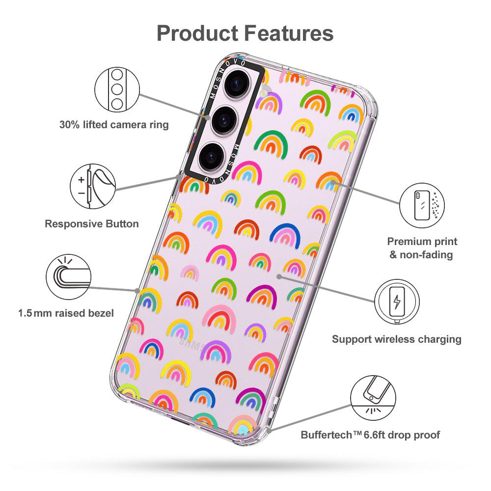 Aesthetic Rainbow Phone Case - Samsung Galaxy S23 Case - MOSNOVO