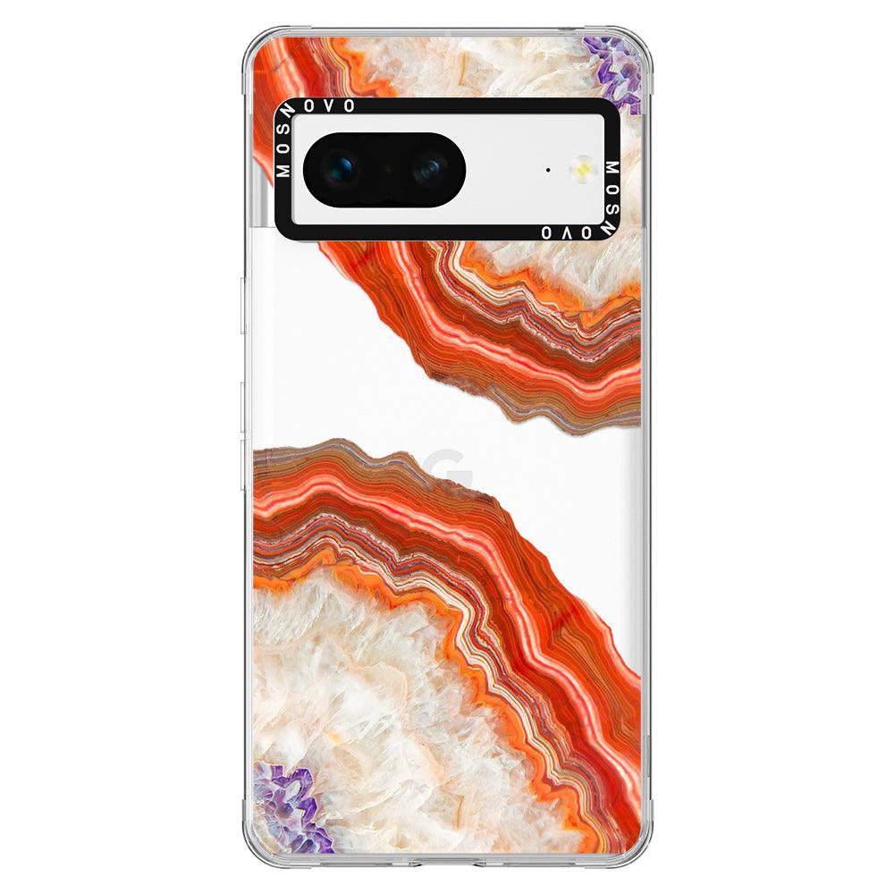 Agate Red Phone Case - Google Pixel 7 Case - MOSNOVO