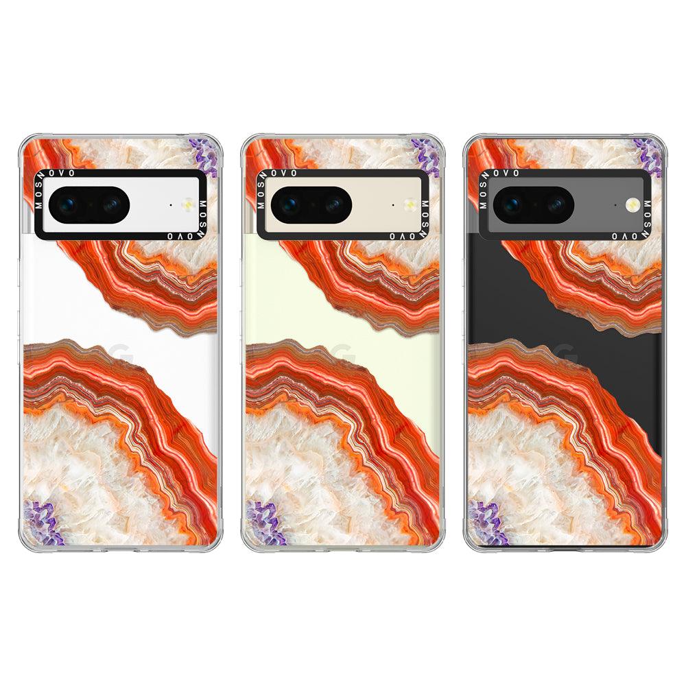 Agate Red Phone Case - Google Pixel 7 Case - MOSNOVO