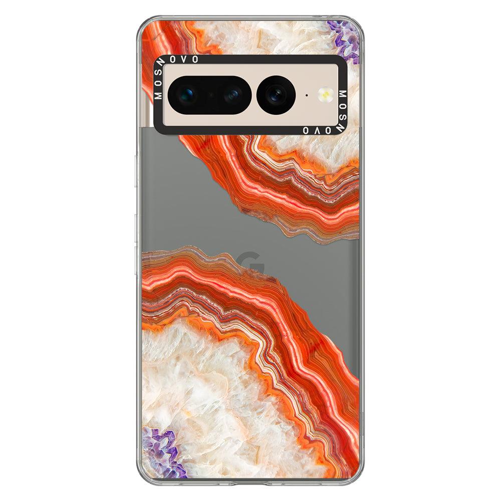 Agate Red Phone Case - Google Pixel 7 Pro Case - MOSNOVO