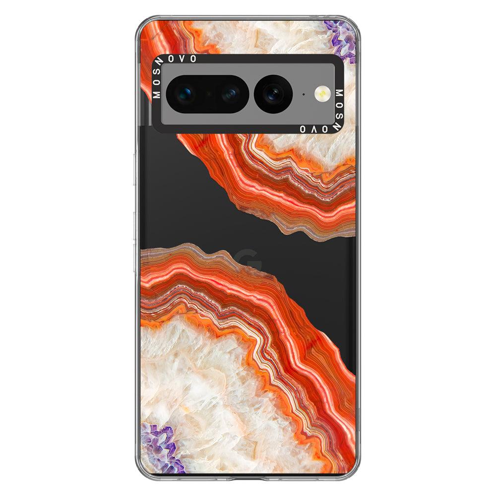 Agate Red Phone Case - Google Pixel 7 Pro Case - MOSNOVO