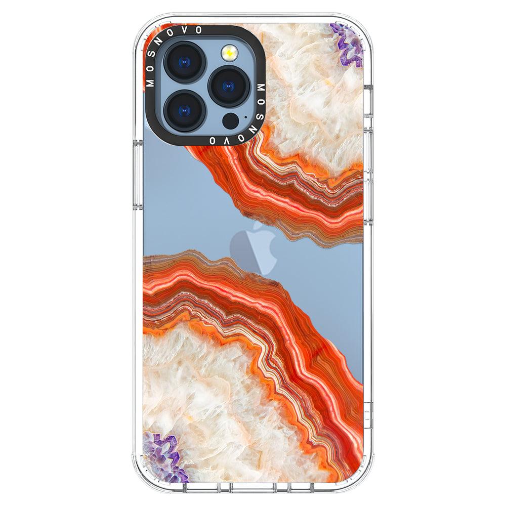 Agate Red Phone Case - iPhone 13 Pro Max Case - MOSNOVO