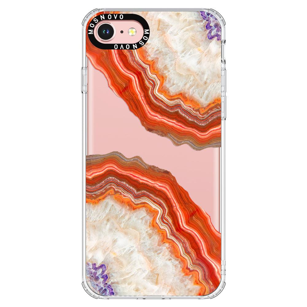 Red Agate Phone Case - iPhone 7 Case - MOSNOVO