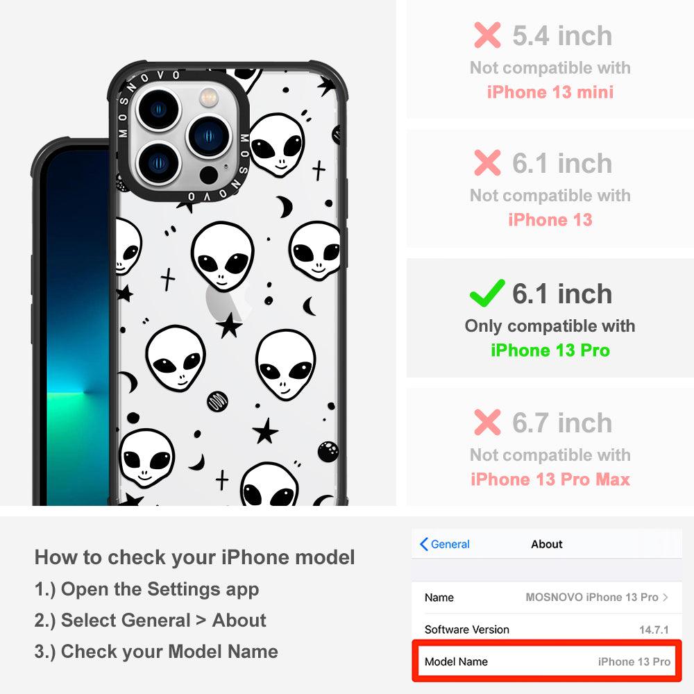 Cute Alien Phone Case - iPhone 13 Pro Case - MOSNOVO