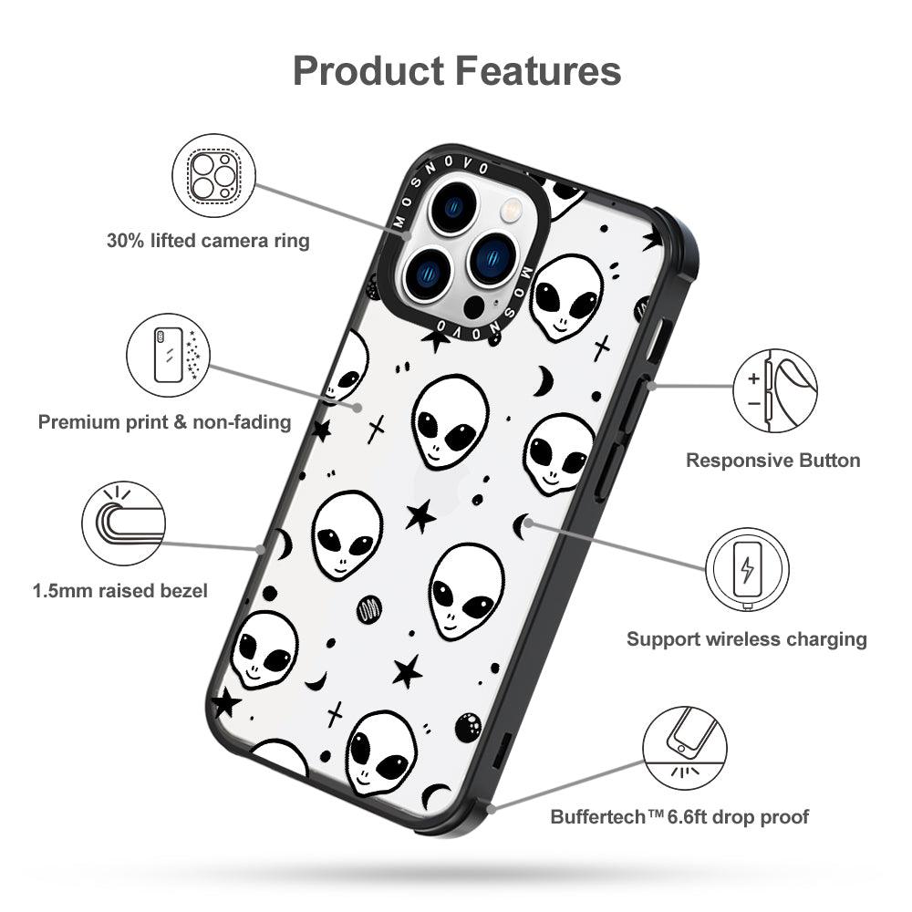 Cute Alien Phone Case - iPhone 13 Pro Case - MOSNOVO