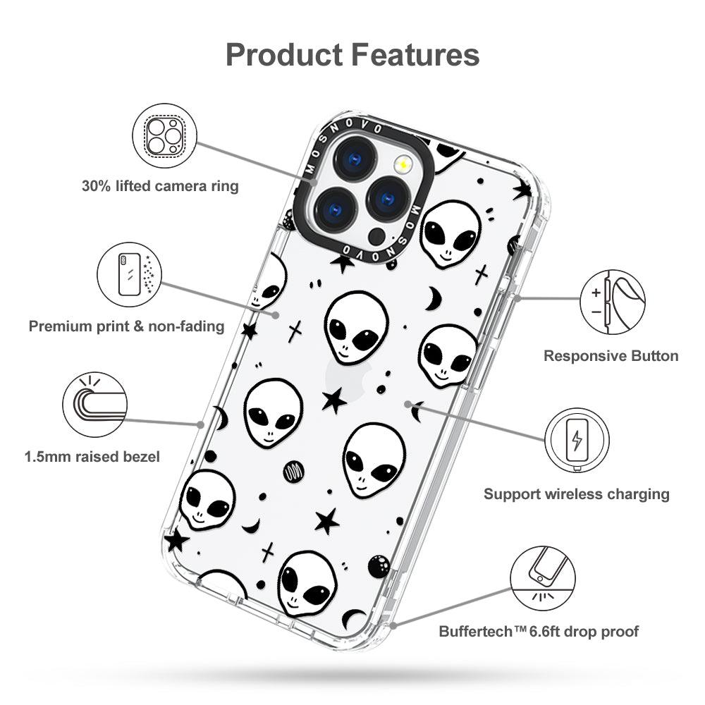 Cute Alien Phone Case - iPhone 13 Pro Case - MOSNOVO