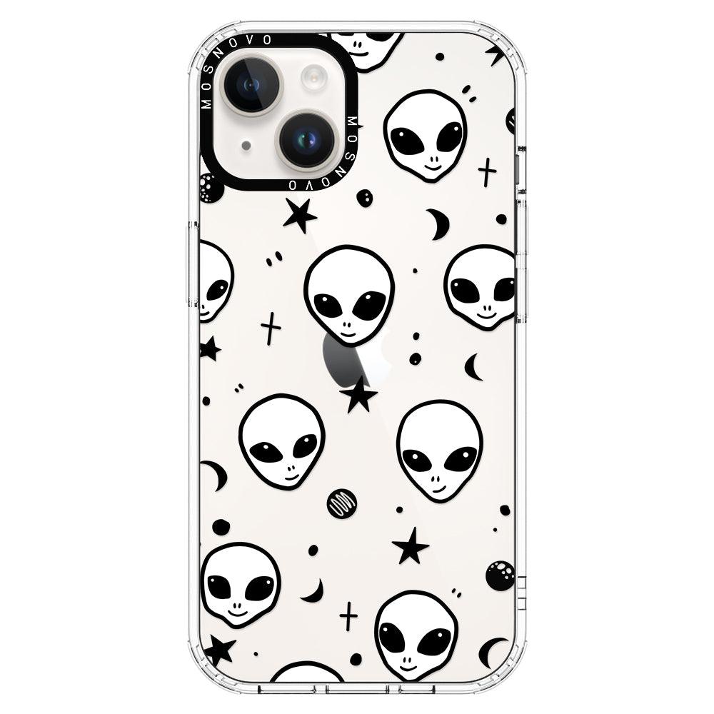 Cute Alien Phone Case - iPhone 14 Plus Case - MOSNOVO