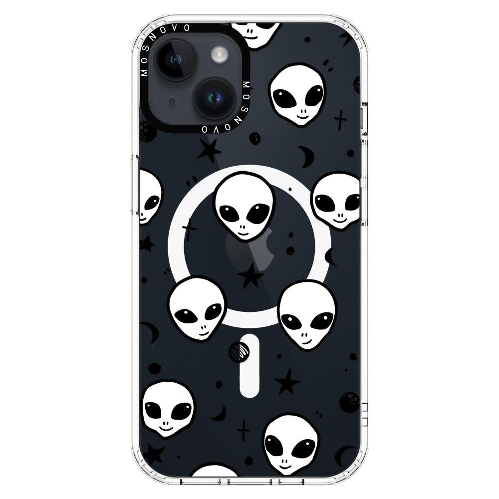 Cute Alien Phone Case - iPhone 14 Plus Case - MOSNOVO