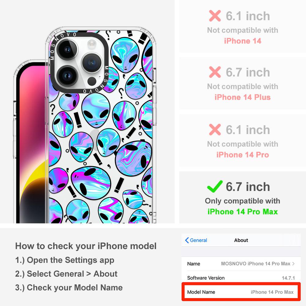Alien Phone Case - iPhone 14 Pro Max Case - MOSNOVO