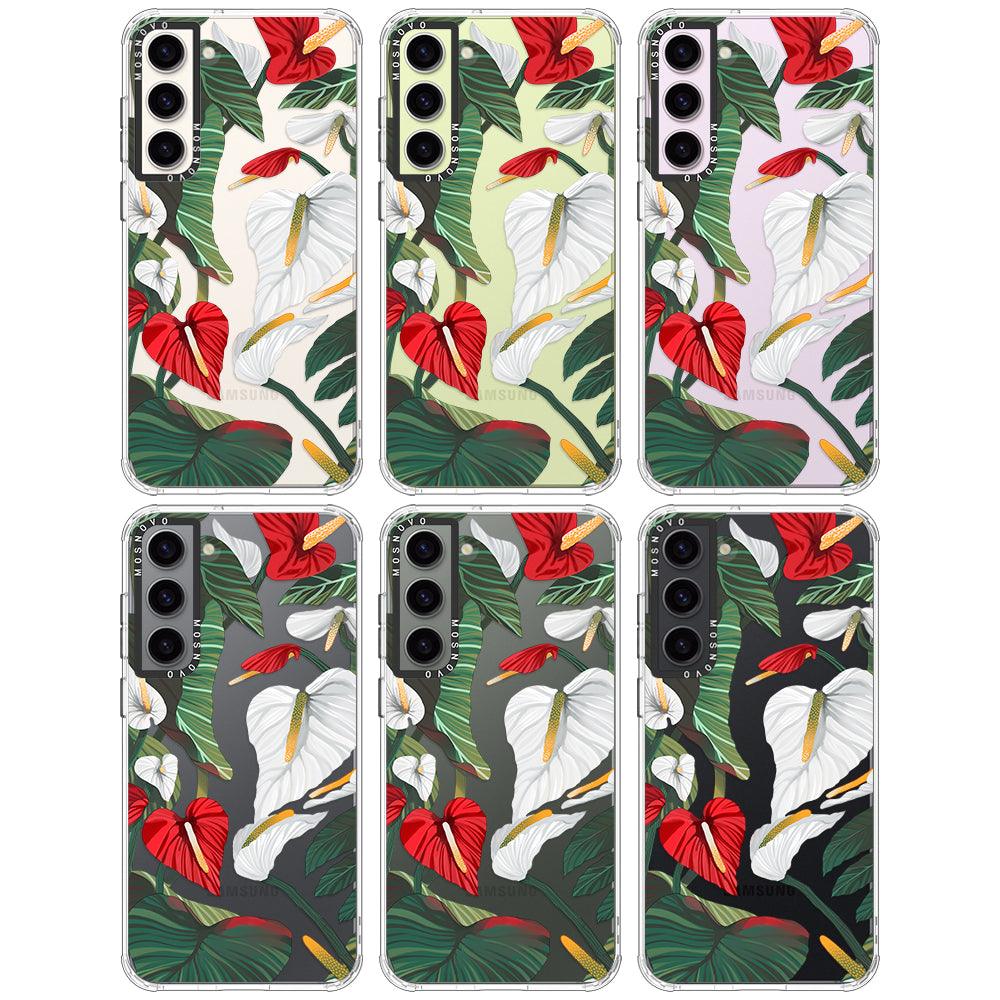 Anthurium Phone Case - Samsung Galaxy S23 Plus Case - MOSNOVO