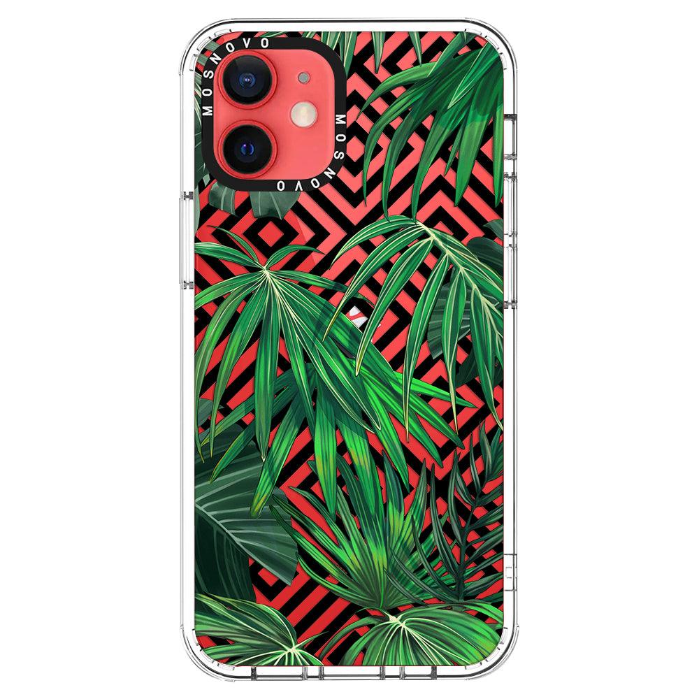 Areca Palm Phone Case - iPhone 12 Mini Case - MOSNOVO