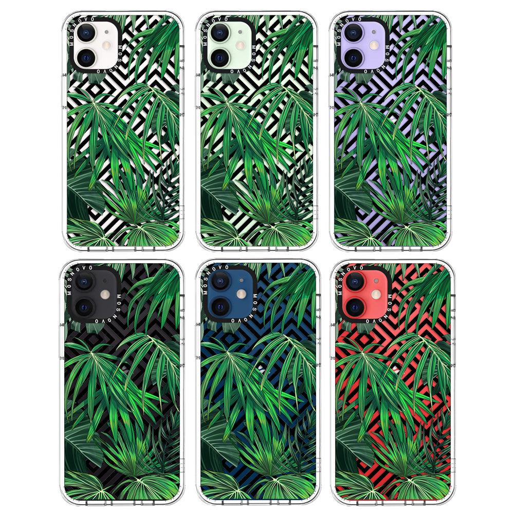 Areca Palm Phone Case - iPhone 12 Mini Case - MOSNOVO