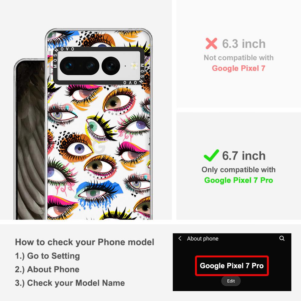 Art of Eyes Phone Case - Google Pixel 7 Pro Case - MOSNOVO