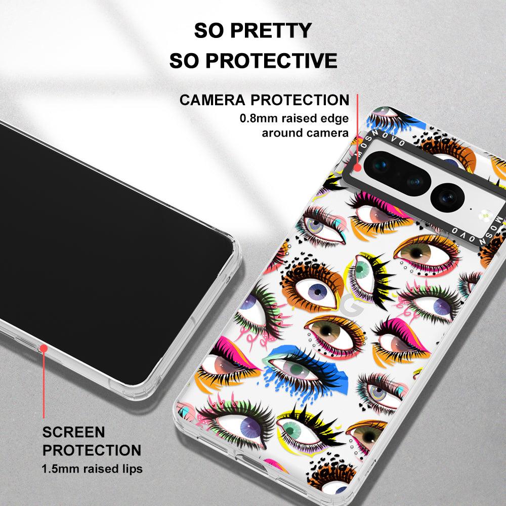 Art of Eyes Phone Case - Google Pixel 7 Pro Case - MOSNOVO