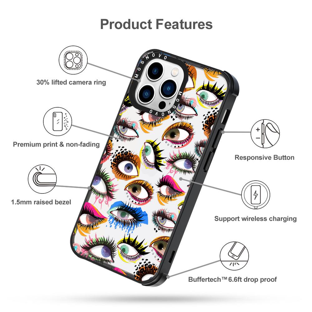 Eyes Phone Case - iPhone 13 Pro Case - MOSNOVO