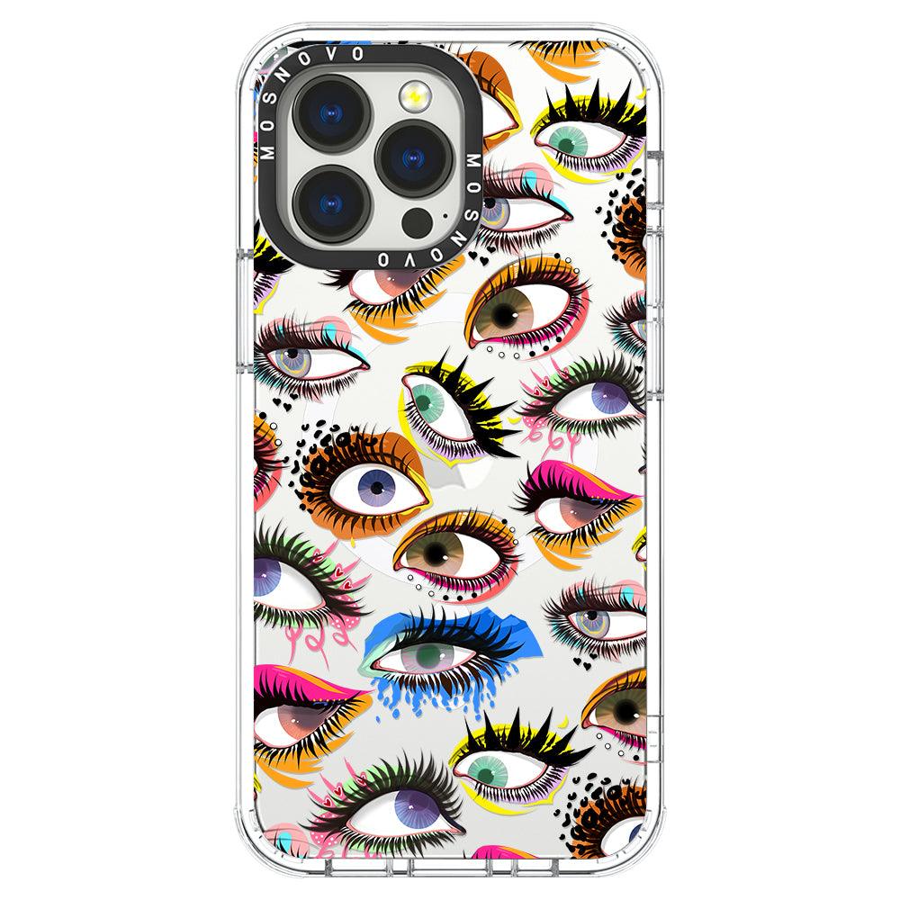 Eyes Phone Case - iPhone 13 Pro Case - MOSNOVO