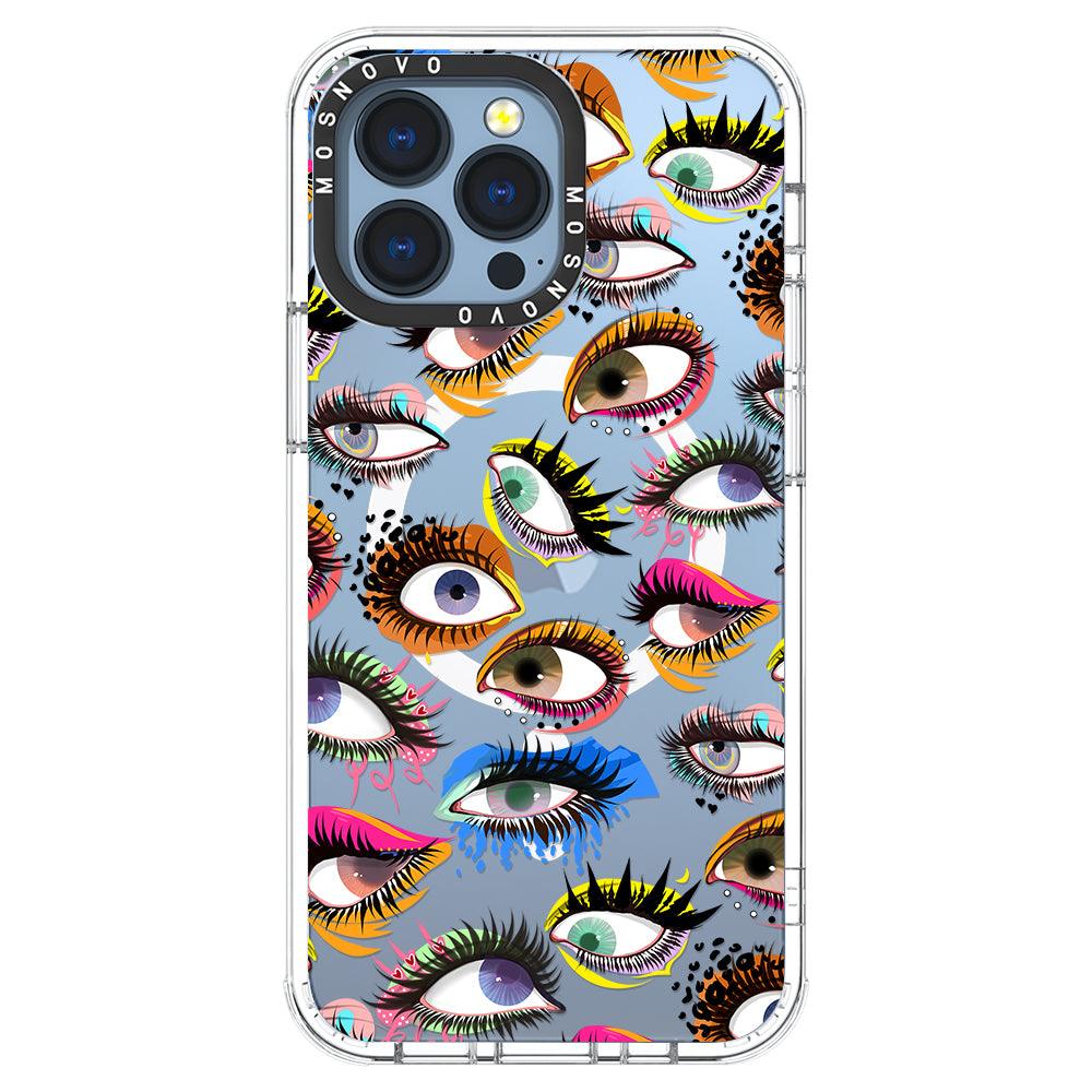 Eyes Phone Case - iPhone 13 Pro Case - MOSNOVO