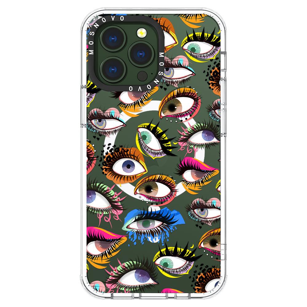 Eyes Phone Case - iPhone 13 Pro Case - MOSNOVO