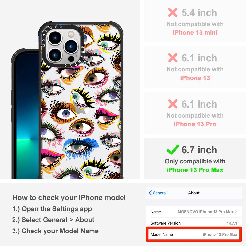 Eyes Phone Case - iPhone 13 Pro Max Case - MOSNOVO