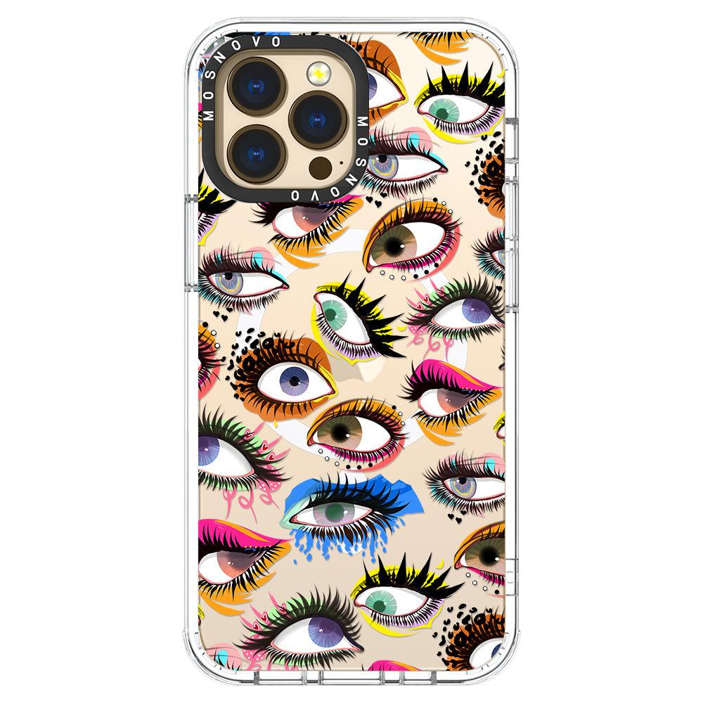 Eyes Phone Case - iPhone 13 Pro Max Case - MOSNOVO