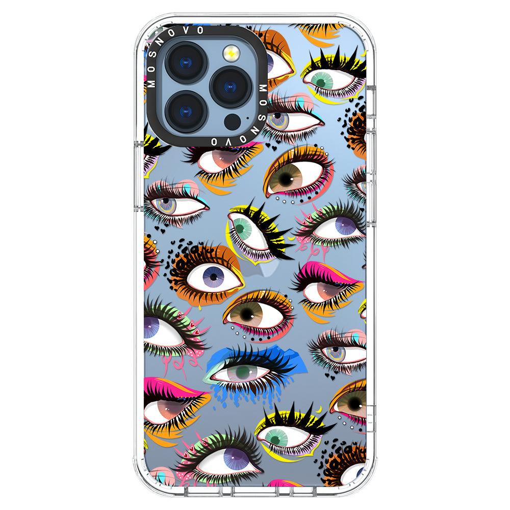 Eyes Phone Case - iPhone 13 Pro Max Case - MOSNOVO