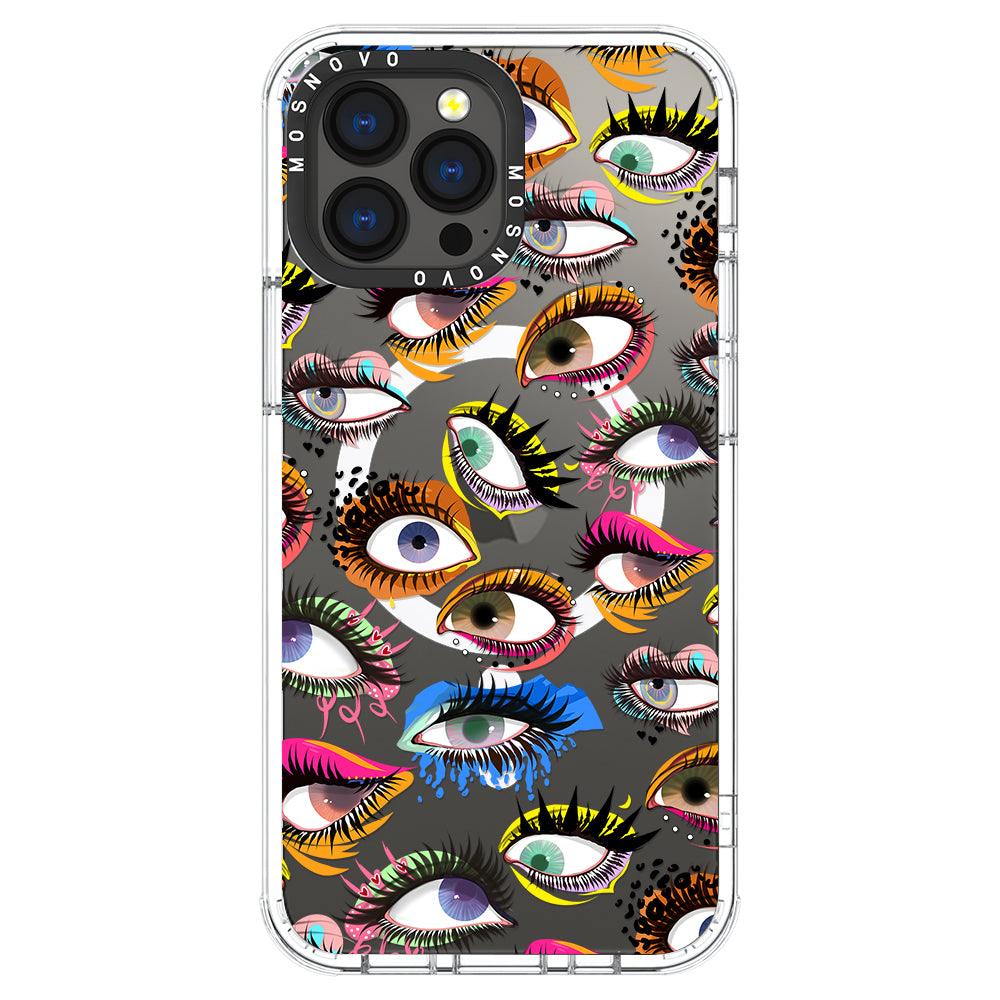 Eyes Phone Case - iPhone 13 Pro Max Case - MOSNOVO