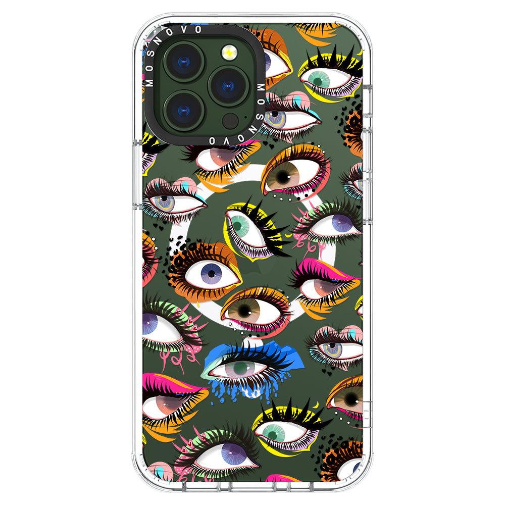 Eyes Phone Case - iPhone 13 Pro Max Case - MOSNOVO