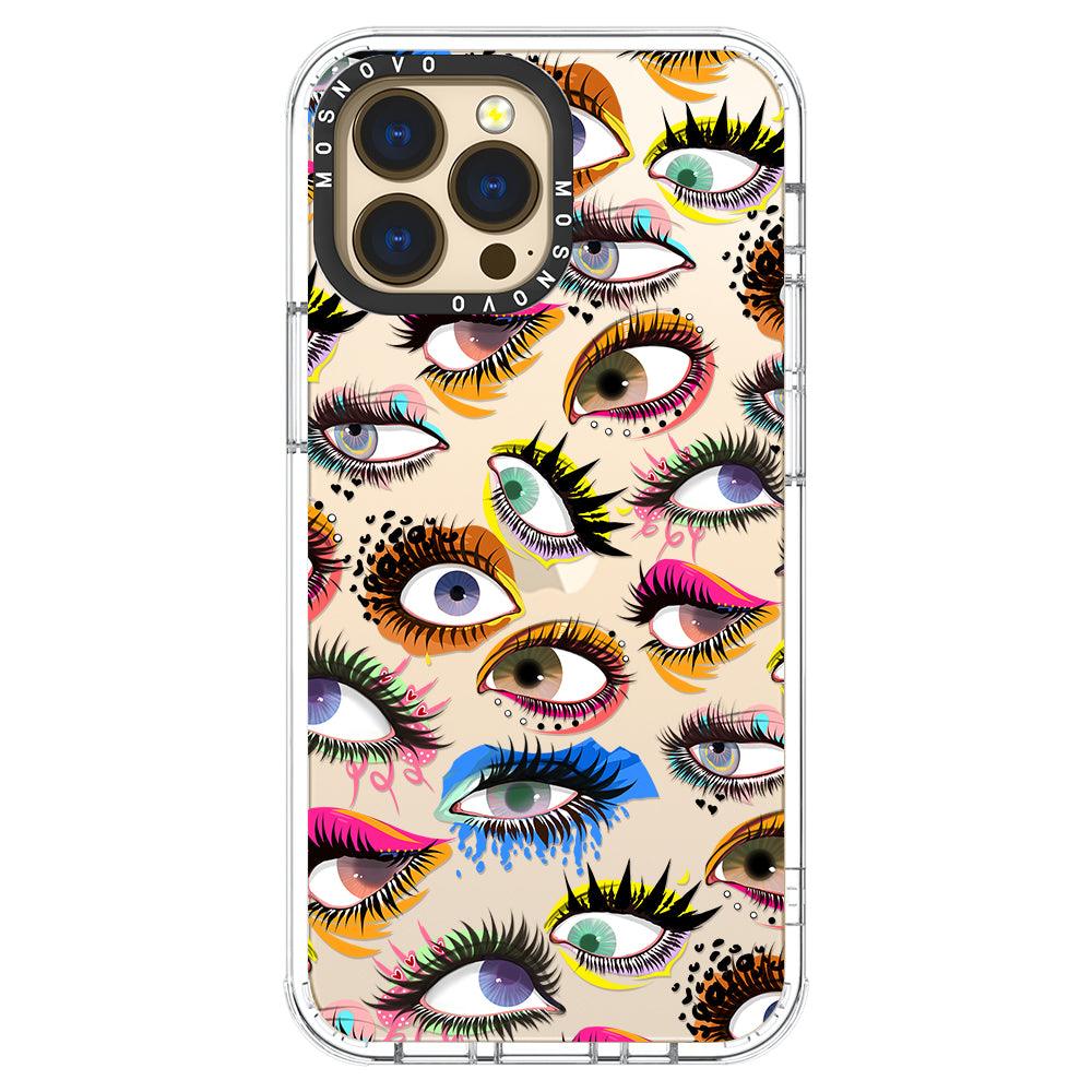 Eyes Phone Case - iPhone 13 Pro Max Case - MOSNOVO