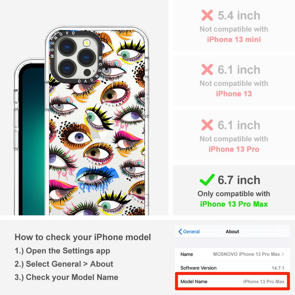 Eyes Phone Case - iPhone 13 Pro Max Case - MOSNOVO