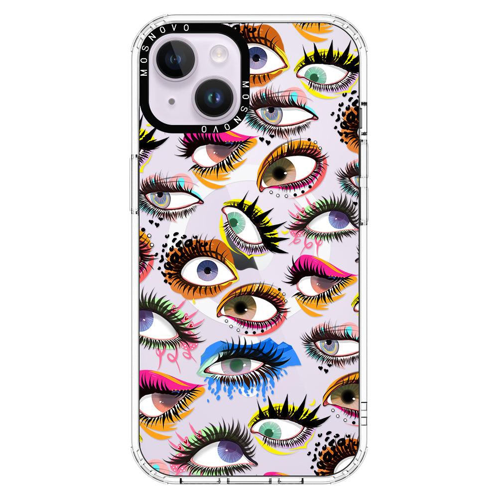 Eyes Phone Case - iPhone 14 Case - MOSNOVO