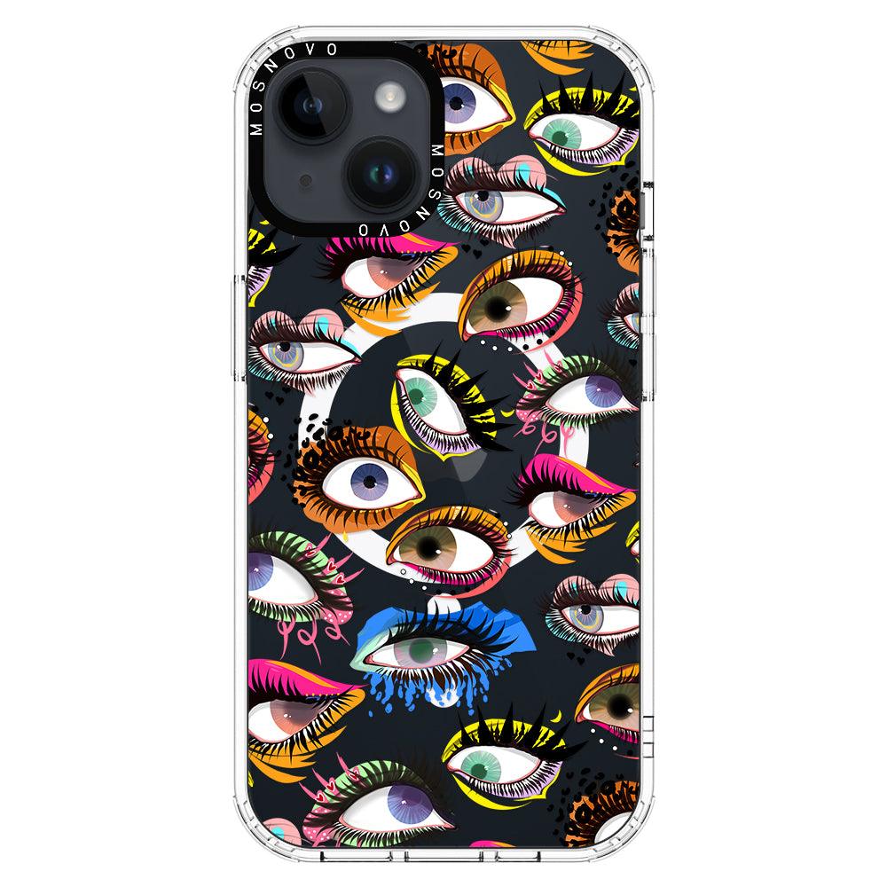 Eyes Phone Case - iPhone 14 Case - MOSNOVO