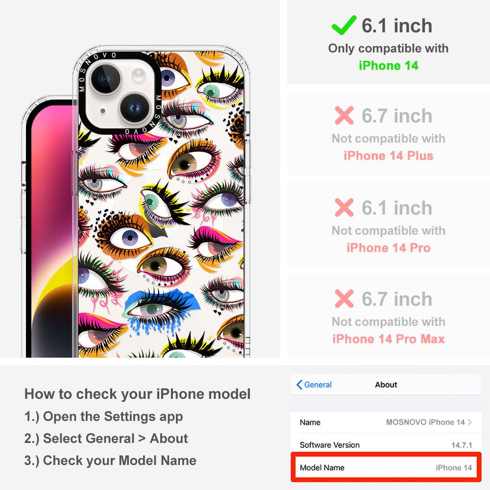 Eyes Phone Case - iPhone 14 Case - MOSNOVO