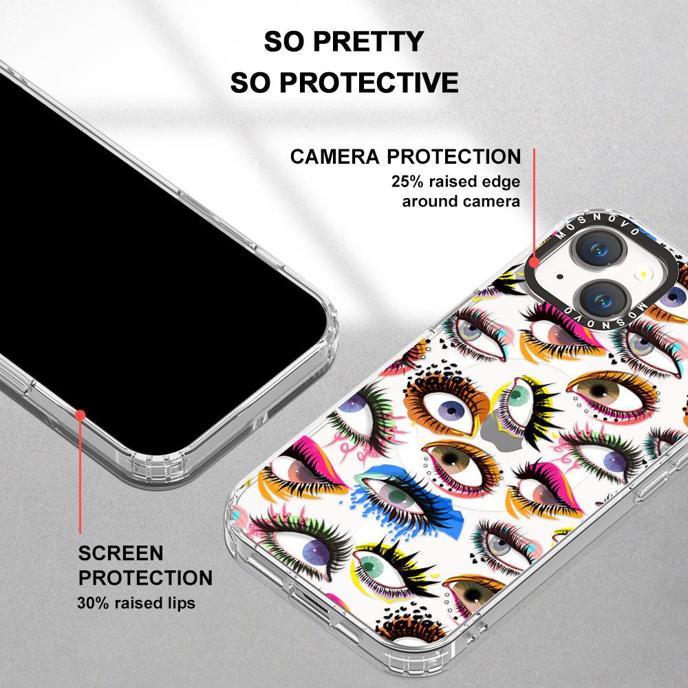 Eyes Phone Case - iPhone 14 Case - MOSNOVO