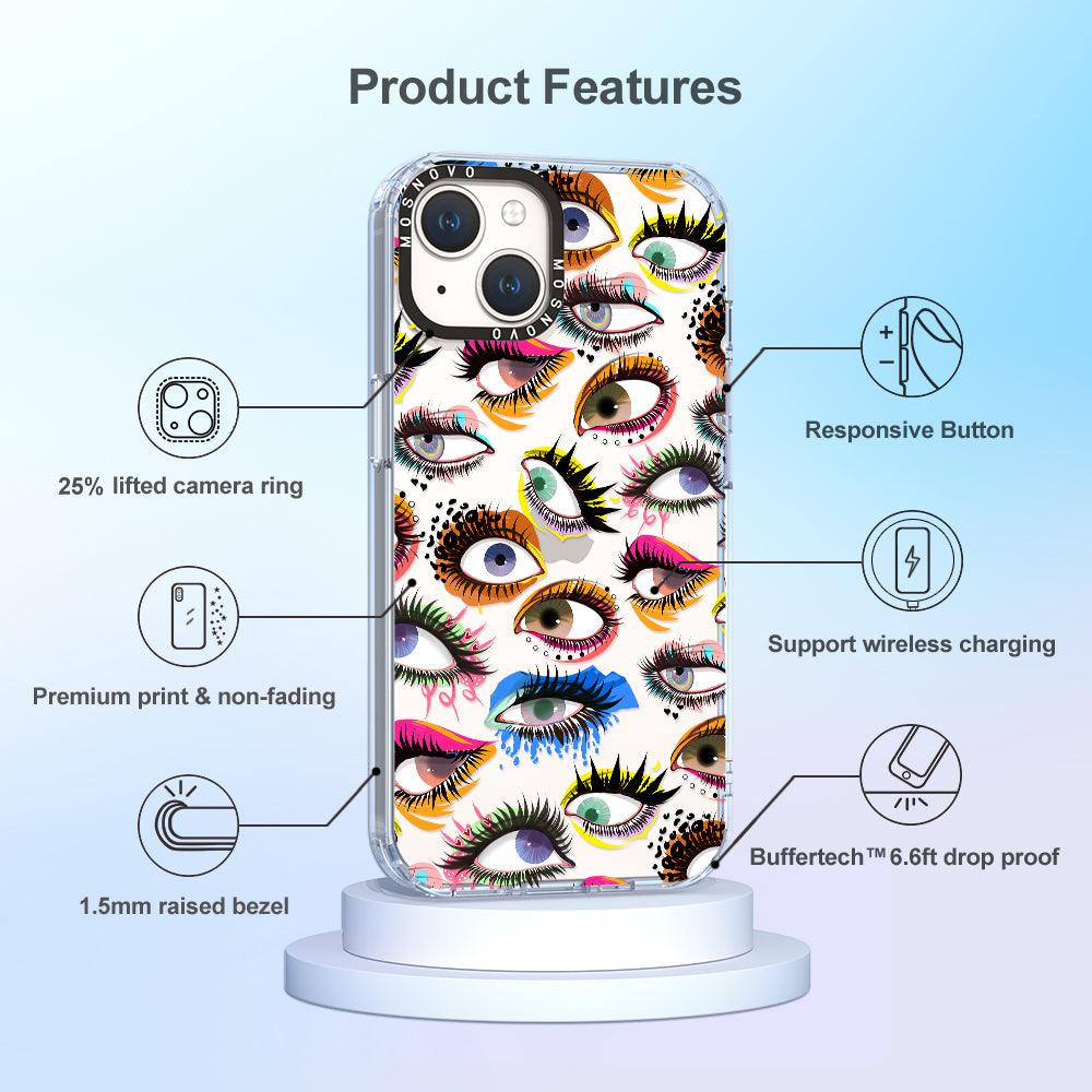 Eyes Phone Case - iPhone 14 Case - MOSNOVO