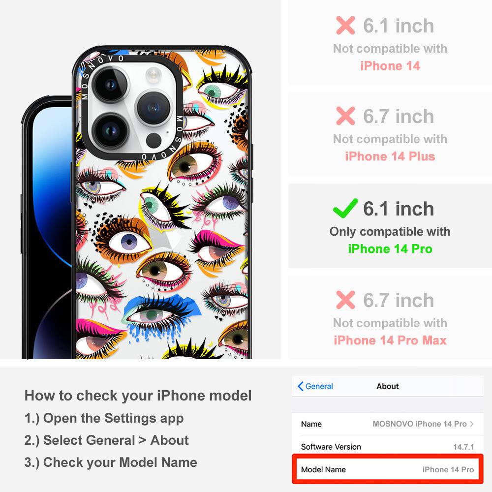 Eyes Phone Case - iPhone 14 Pro Case - MOSNOVO