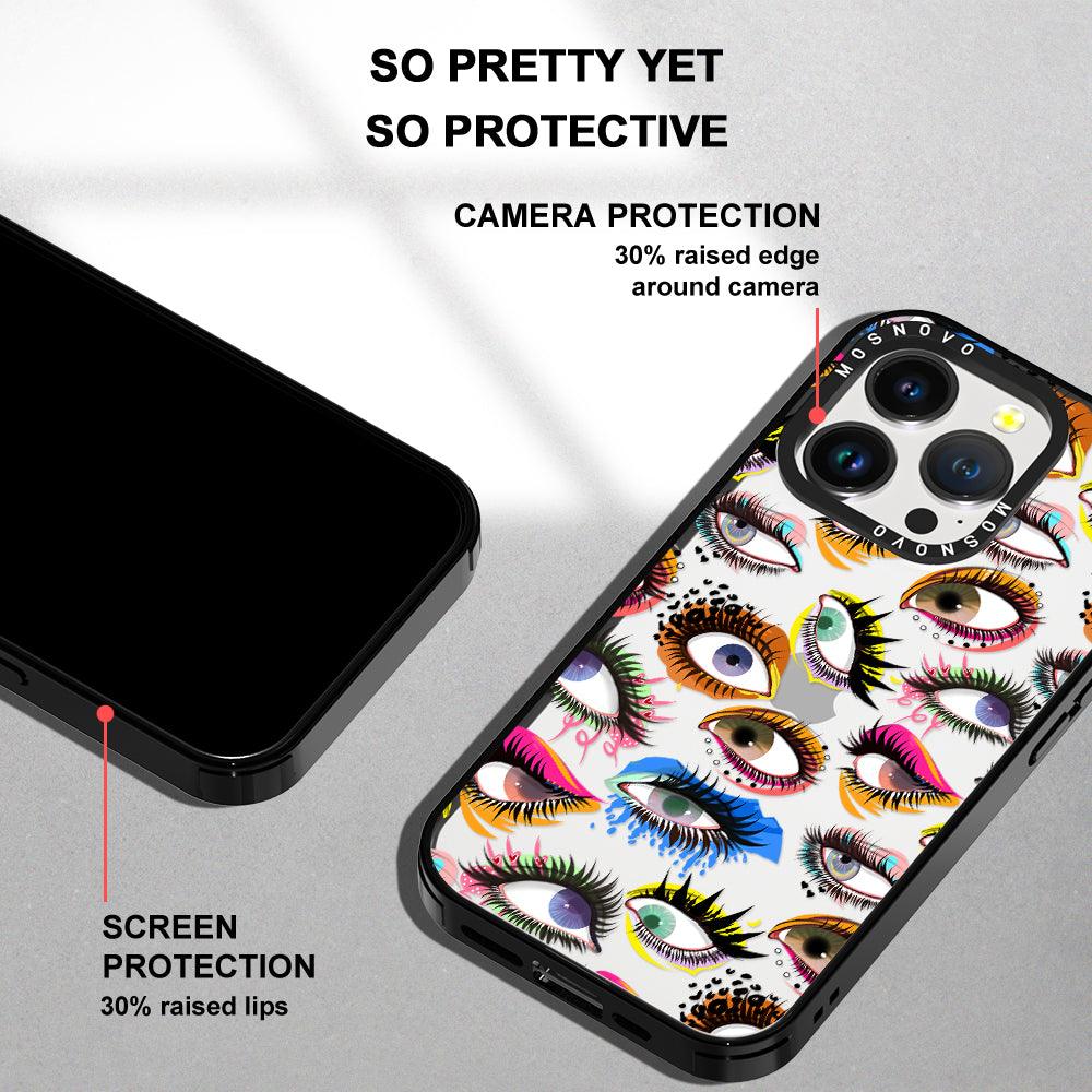 Eyes Phone Case - iPhone 14 Pro Case - MOSNOVO