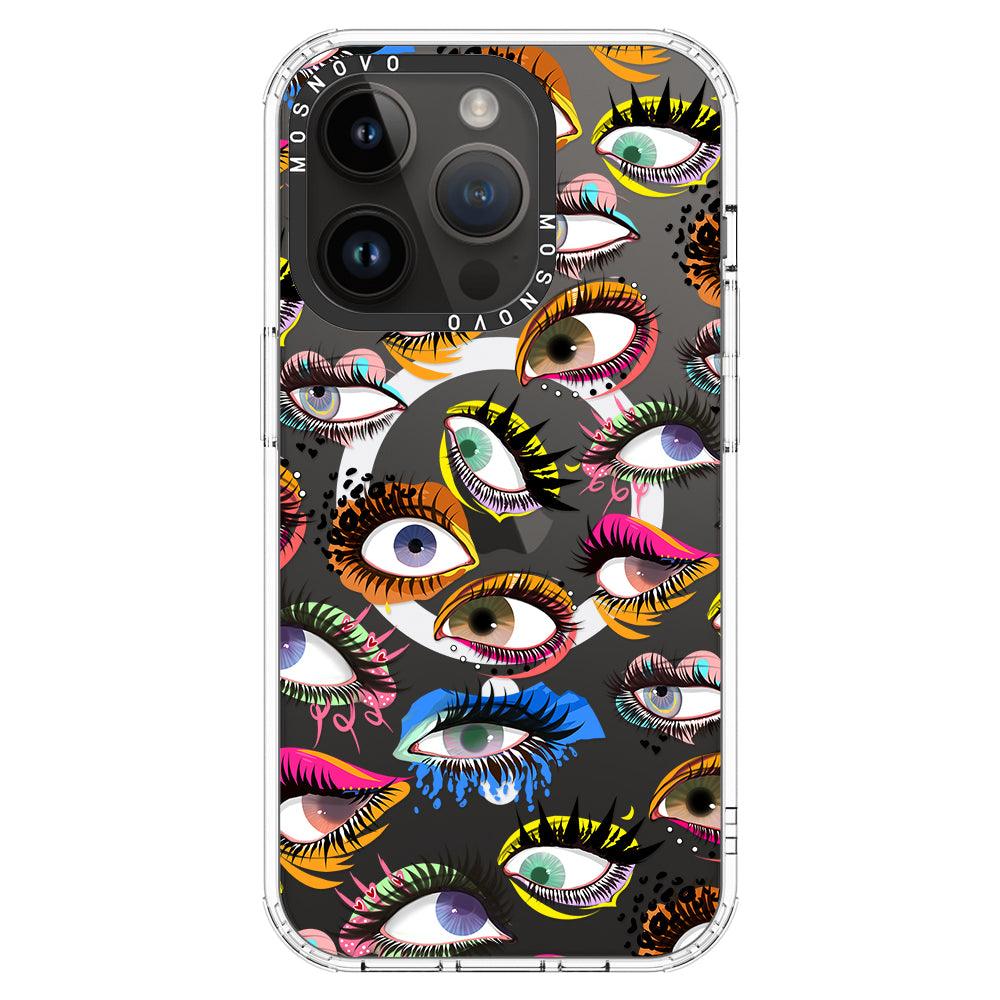 Eyes Phone Case - iPhone 14 Pro Case - MOSNOVO