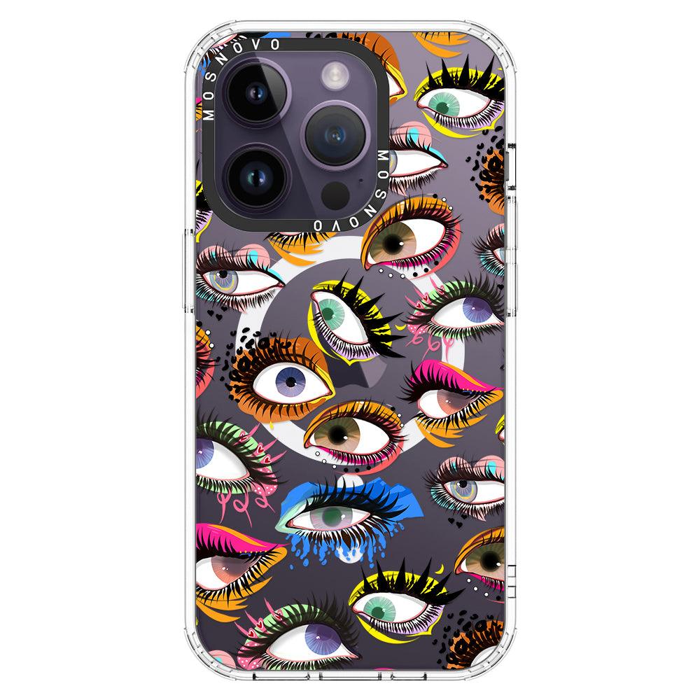 Eyes Phone Case - iPhone 14 Pro Case - MOSNOVO