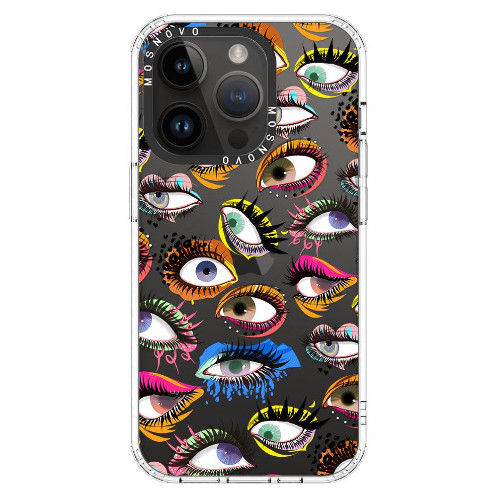 Eyes Phone Case - iPhone 14 Pro Case - MOSNOVO