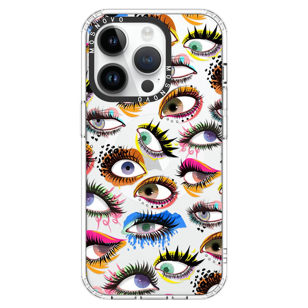 Eyes Phone Case - iPhone 14 Pro Case - MOSNOVO