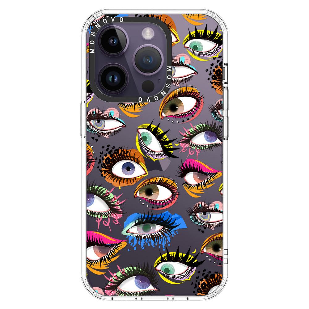 Eyes Phone Case - iPhone 14 Pro Case - MOSNOVO